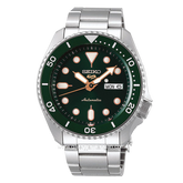SEIKO 5 SPORT SRPD63K1 Silver Dial Green Automatic Stainless Steel