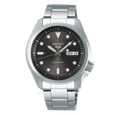 SEIKO 5 SPORT SRPE51K1 Silver Dial Black Automatic Stainless Steel