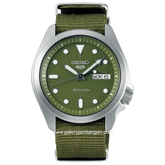 SEIKO 5 SPORT SRPE65K1 Automatic Army Silver Nylon Strap