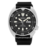 SEIKO PROSPEX Turtle SRPE93K1 Automatic Black Silver Diver's Rubber Strap