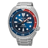 SEIKO PROSPEX Turtle Pepsi SRPE99K1 Silver Dial Blue Automatic Diver