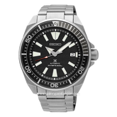SEIKO PROSPEX SRPF03K1 Samurai Automatic Silver Dial Black Stainless Steel