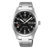 SEIKO 5 SPORT SRPG27K1 Silver Dial Black Automatic Stainless Steel