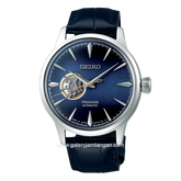 SEIKO PRESAGE SSA405J1 Automatic Black Dial Blue Leather Strap