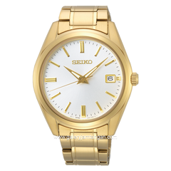 SEIKO SUR314P1 Gold Dial White Stainless Steel