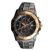 SEIKO LORD SNAD03J1 Chronograph Black Stainless Steel Strap