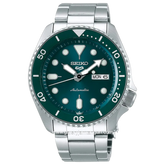 SEIKO 5 SPORTS SRPD61K1 Silver Dial Green Automatic Stainless Steel