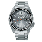 SEIKO 5 Sports SRPK09K1 SKX Sports Style Rally Driver Dial Silver Stainless Steel Strap SE