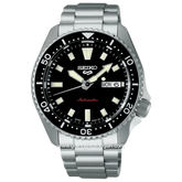 SEIKO 5 Sports SRPL85K1 SKX Series Automatic Redux in Kuro Black Dial Stainless Steel Strap