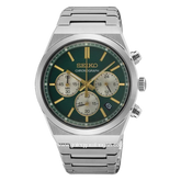 SEIKO SSB461P1 Chronograph Silver Stainless Steel Mens Watch