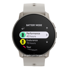 SUUNTO 9 PEAK PRO TITANIUM SAND WHITE Silicone Strap