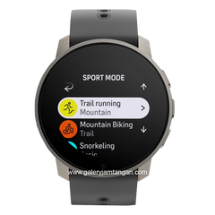 SUUNTO 9 PEAK PRO TITANIUM SLATE GREY Silicone Strap