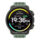 SUUNTO RACE 2 TITANIUM SAGE Silicone Strap