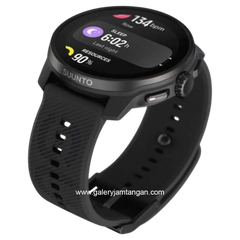 SUUNTO RACE S All Black Silicone Strap