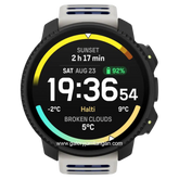 Suunto Vertical 2 Arctic Gray Silicone Strap