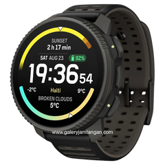 Suunto Vertical 2 Titanium Black Silicone Strap