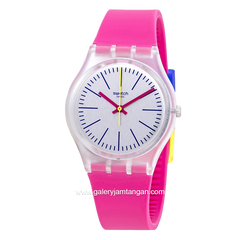 SWATCH GE256 C22 Pink Rubber Swiss Made