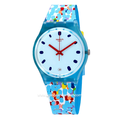 SWATCH GS401 C31 Blue Silicone Swiss Made
