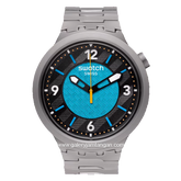 SWATCH SB07S116G Grey Dial Blue Stainless Steel