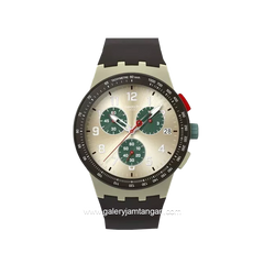 SWATCH SUST402 Brown Silicone Strap