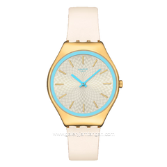 SWATCH SYXG127 Cream Rubber Strap