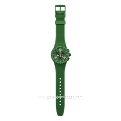 SWATCH SUSG407 Multifunction Green SIlicone Strap