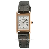 SEIKO SWR096P1 Tank White Dial Leather Strap