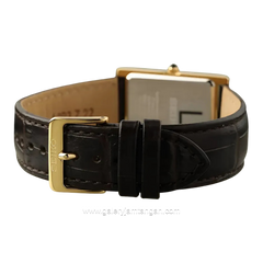 Seiko Classic SWR106P1 Tank Brown Leather Strap