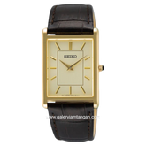 Seiko Classic SWR106P1 Tank Brown Leather Strap