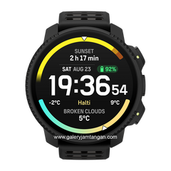 SUUNTO VERTICAL 2 ALL BLACK Silicone Strap