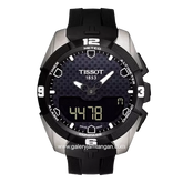 TISSOT Touch Expert Solar T091.420.47.051.00 Black Silver Rubber Strap