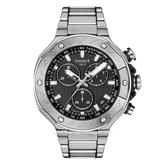 TISSOT T RACE CHRONOGRAPH T141.417.11.051.01 Silver Dial Black Stainless Steel