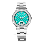 AIGNER TAVIANO 2 AGW.242006 Women's Watch Silver Dial Blue Swiss Made
