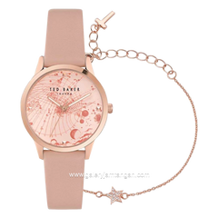 TED BAKER BKGFW23019I Pink Rosegold Leather Strap