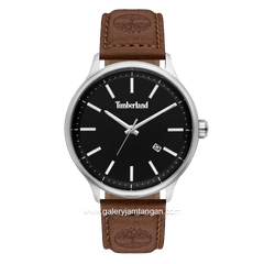 TIMBERLAND TBL.15638JS/02 Brown Dial Black Leather Strap