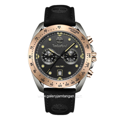 TIMBERLAND TDWGF2230502 Chronograph Black Leather Strap
