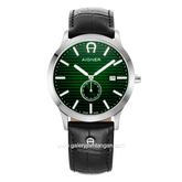 AIGNER TREVISO 2 AGW.240001 Black Leather Dial Green Swiss Made