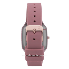 Alexandre Christie AC 2A08 LHRRGPN Pink Rubber Strap