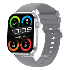 VIVAN SMARTWATCH VWF S4 Grey Silver Silicone Strap