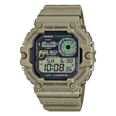 CASIO WS-1700H-5AVDF Cream Rubber Strap