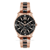 CHRIST VERRA Libera CV 12342L- 55 BLK Stainless Steel Strap