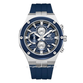 BEVERLY HILLS POLO CLUB BHPC BP3822X.399 Blue Silicone Strap Men's Watches