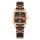 Alexandre Christie Passion AC 2454 LDBROBORG Brown Dial Brown Stainless Steel Strap