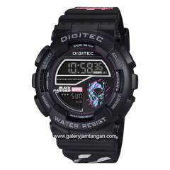 DIGITEC DG-5210T-MV BK-4B MARVEL Digital Black Rubber Strap