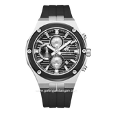 BEVERLY HILLS POLO CLUB BHPC BP3822X.351 Black Silicone Strap