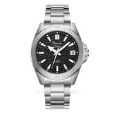 Alexandre Christie AC 6682 MDBSSBA Black Textured Dial Stainless Steel Strap