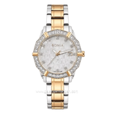 BONIA ROSSO BNR10988-2617S Silver Combi Rose Gold Dial White Stainless Steel Strap