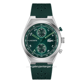 LACOSTE LINE RACER 2011497 Dial Green Rubber Strap