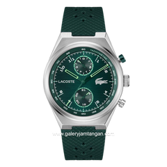 LACOSTE LINE RACER 2011497 Dial Green Rubber Strap