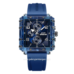 Expedition E 6808 M Navy Rubber Strap